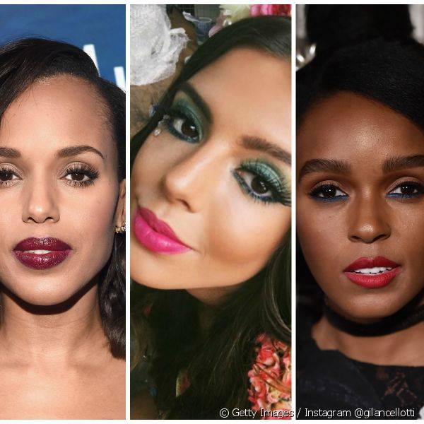 Inspire-se em maquiagens de famosas como Giovanna Lancellotti, Kerry Washington e Janelle Mónae! (Fotos: Getty Images / Instagram @gilancellotti)